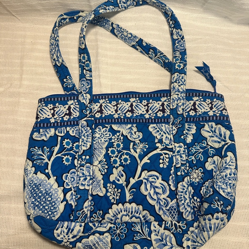 Vera Bradley Blue and White Floral Tote